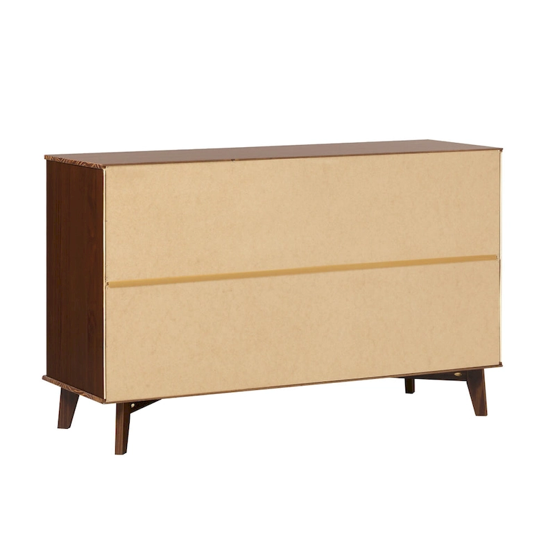 Middlebrook Modern Solid Wood 6-Drawer Dresser with Metal Handles