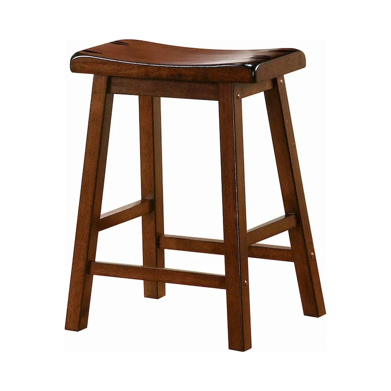Saddle-style Stools (Set of 2)