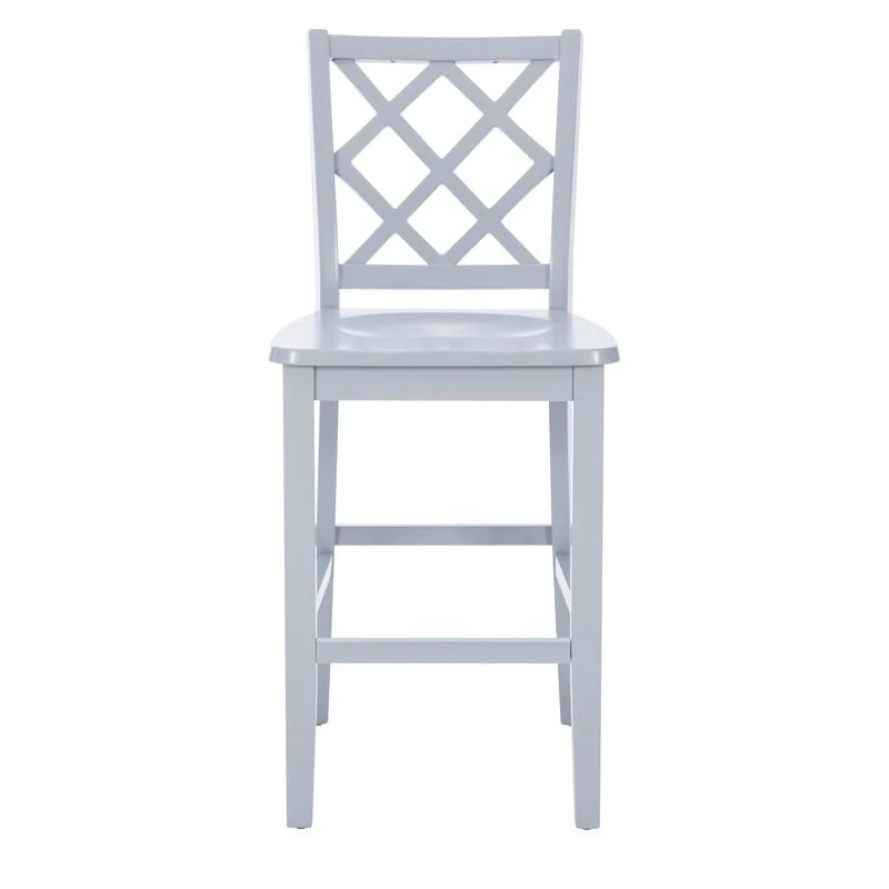 Counter Height Bar Stool with X-Back Design