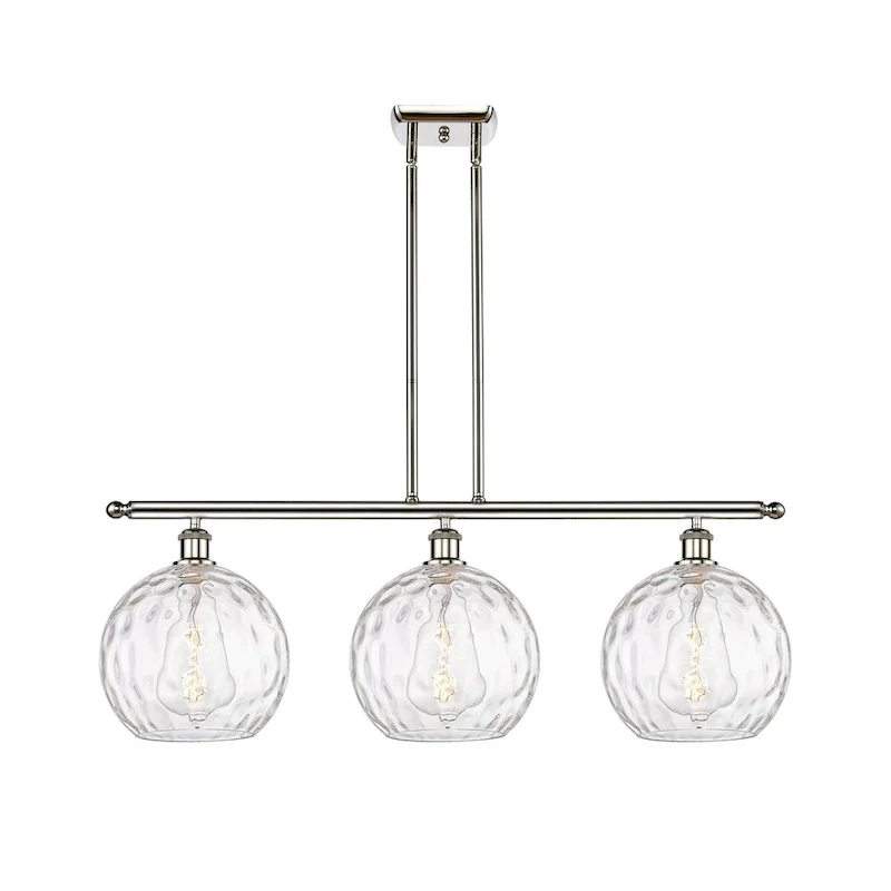 Innovations Lighting Athens Water Glass 3 Light 37  Stem Hung Island Light