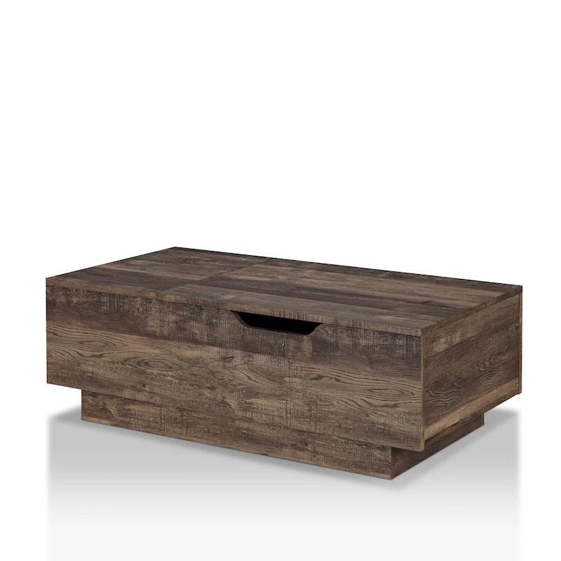 Uver Rustic 47-inch 1-Shelf Lift-top Coffee Table by Furniture of America