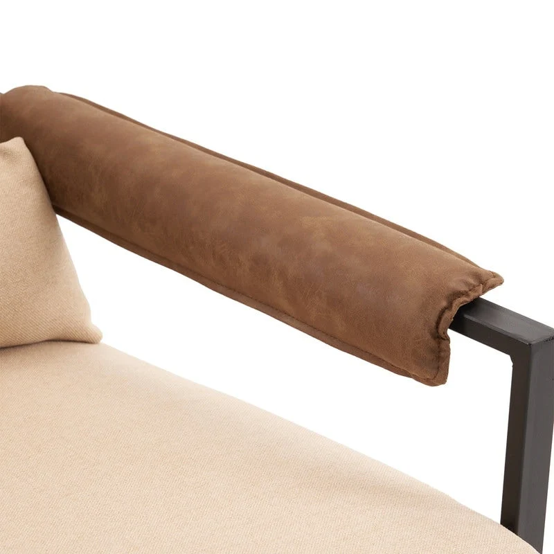 Modern Single Iron Frame Leisure Chair