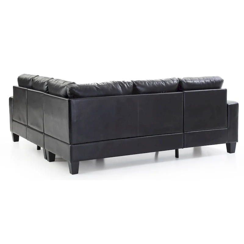 Newbury Faux Leather Sectional Sofa