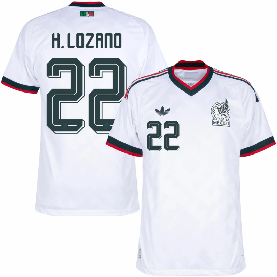 Mexico Authentic Away H.Lozano 22 Jersey 2026-2027