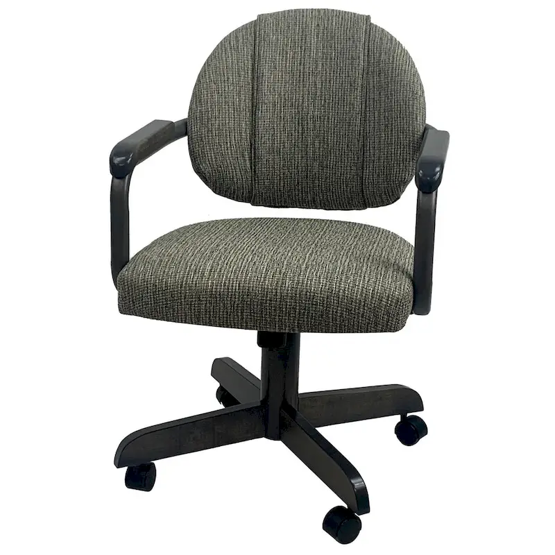 Swivel Tilt Kitchen Caster Chair with Wheels M-79 - 18 inch Seat