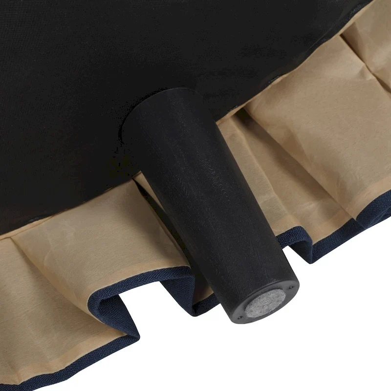 Baruti Tufted Cocktail Ottoman with Pleated Skirt