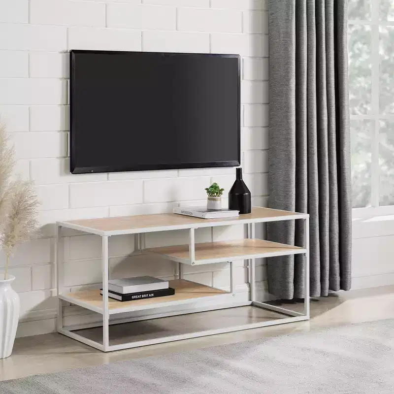 Walker Edison Modern 3-Tiered TV Stand for TVs up to 43