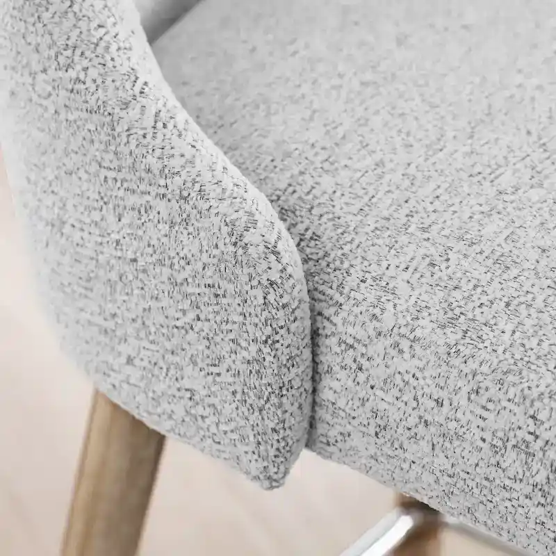 Art Leon Set of 2 Upholstered Counter Height Swivel Barstool