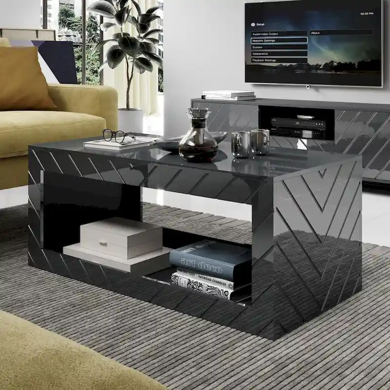 High Gloss Modern Coffee Table