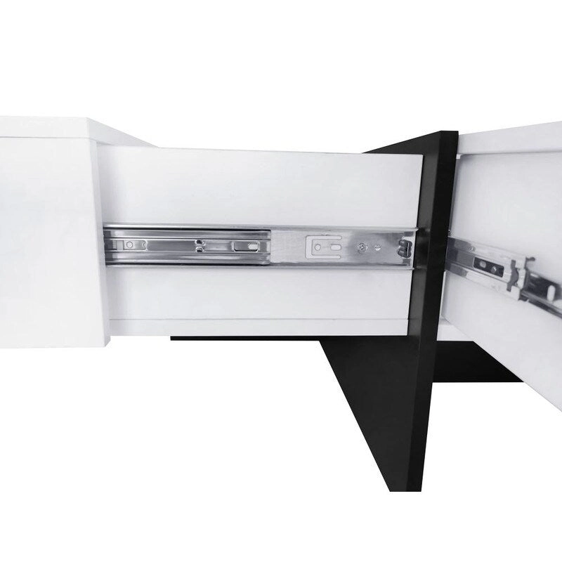 Unique Design Coffee Table with Extendable Sliding Tabletop