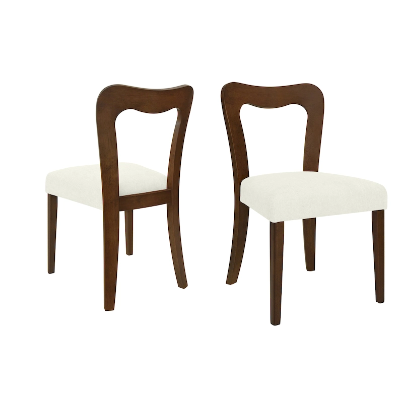 Christopher Knight Home - Ethan Modern Upholstered Dining Chair Set of 2 with Open-Back Design