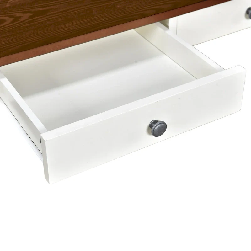 Merax Mid-Century 6-Piece Wood Dining Table Set