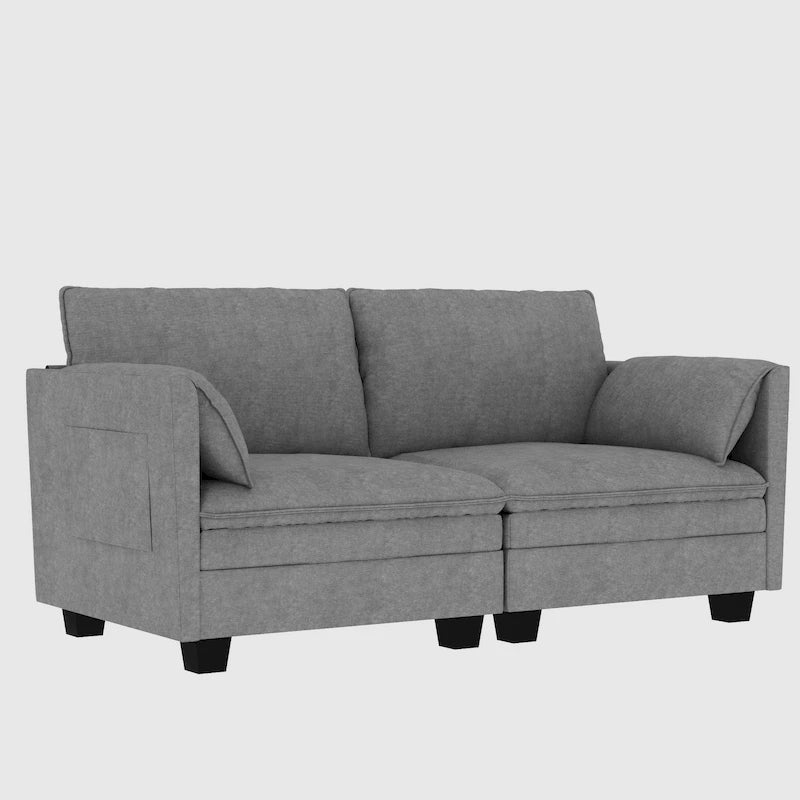 Christopher Knight Home - Sophia Mid-Century Modern Loveseat Sofa