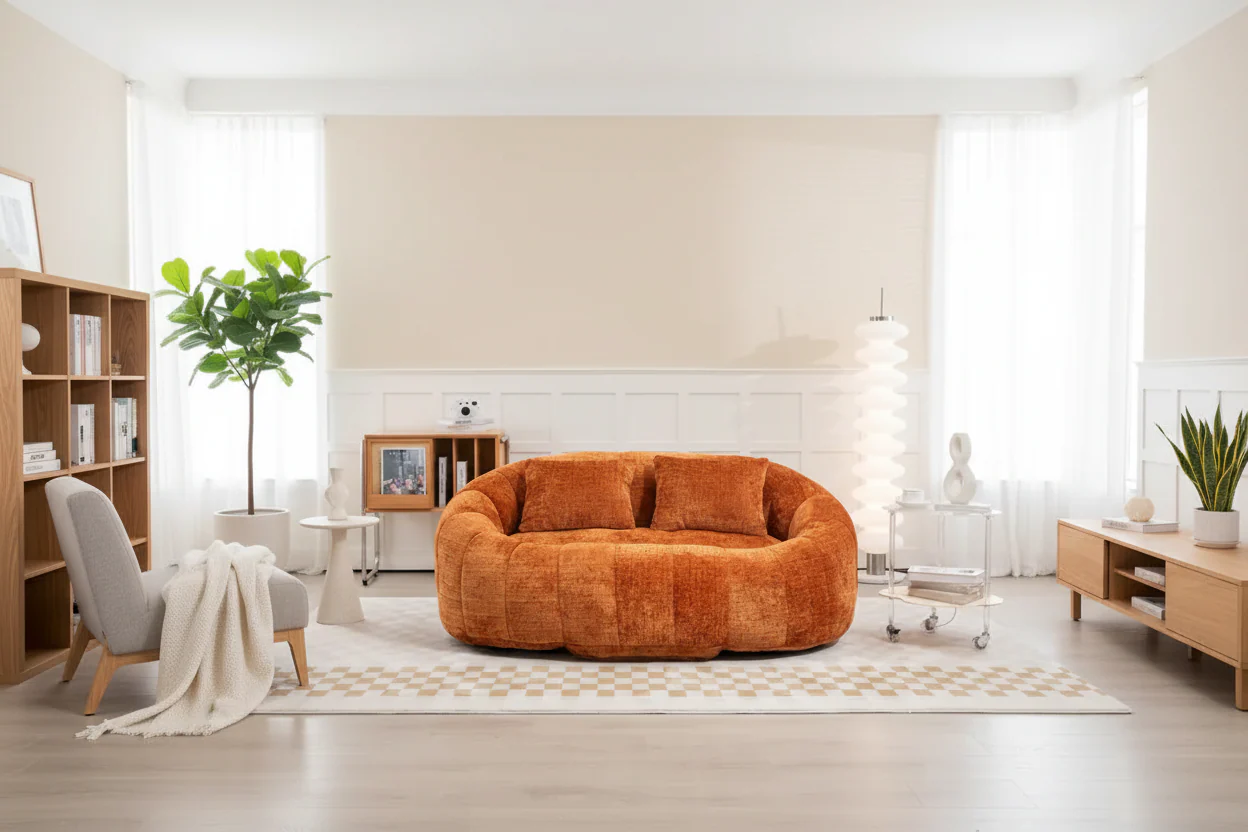 Adult Bean Bag Chair - Multi-Color Lazy Sofa