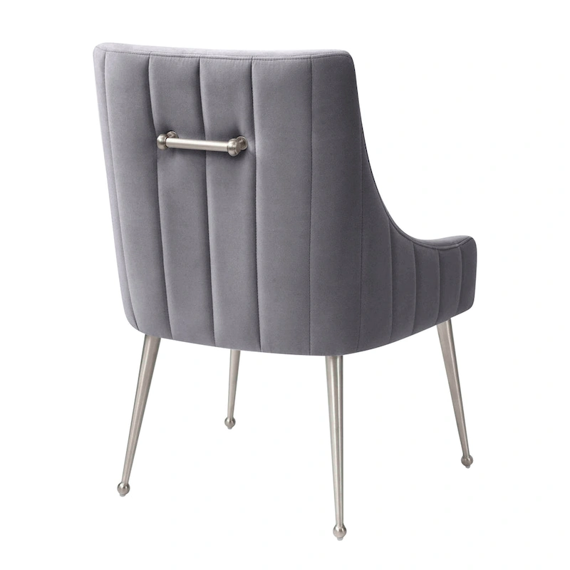 Irina Dining Chair Velvet Side Chair with Stainless Steel Leg