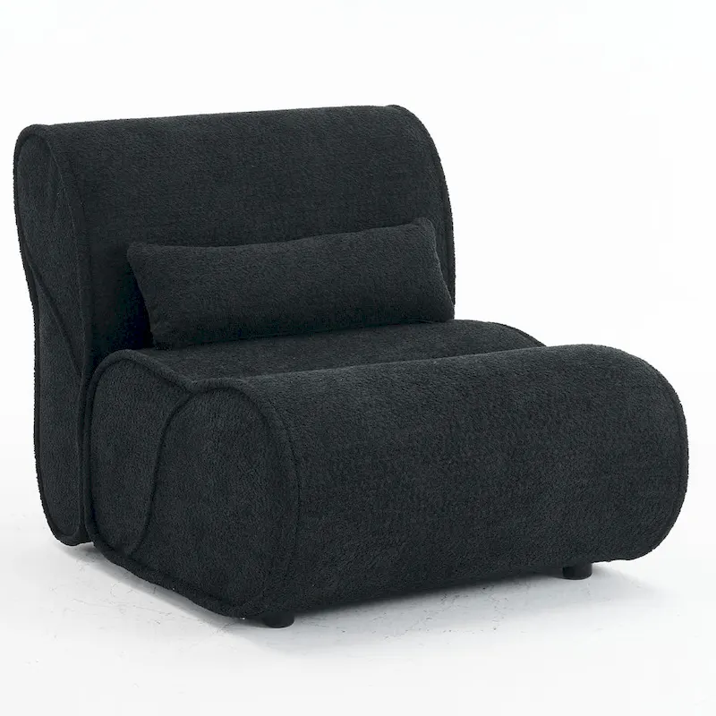 GDFStudio - Amelia Timeless Fabric Recliner with Ergonomic Design and Matching Pillows