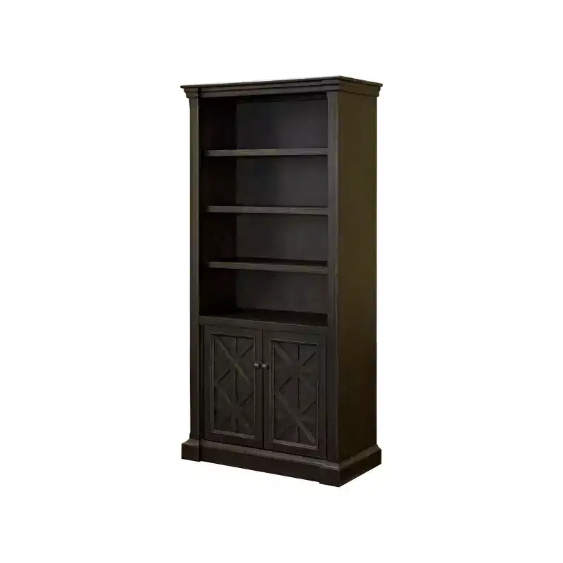 78" Kingston Traditional Bookcase with Mottled Antique Hardware - Martin Furniture