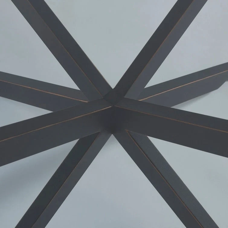 35.4 Round Coffee Table With Glass Top