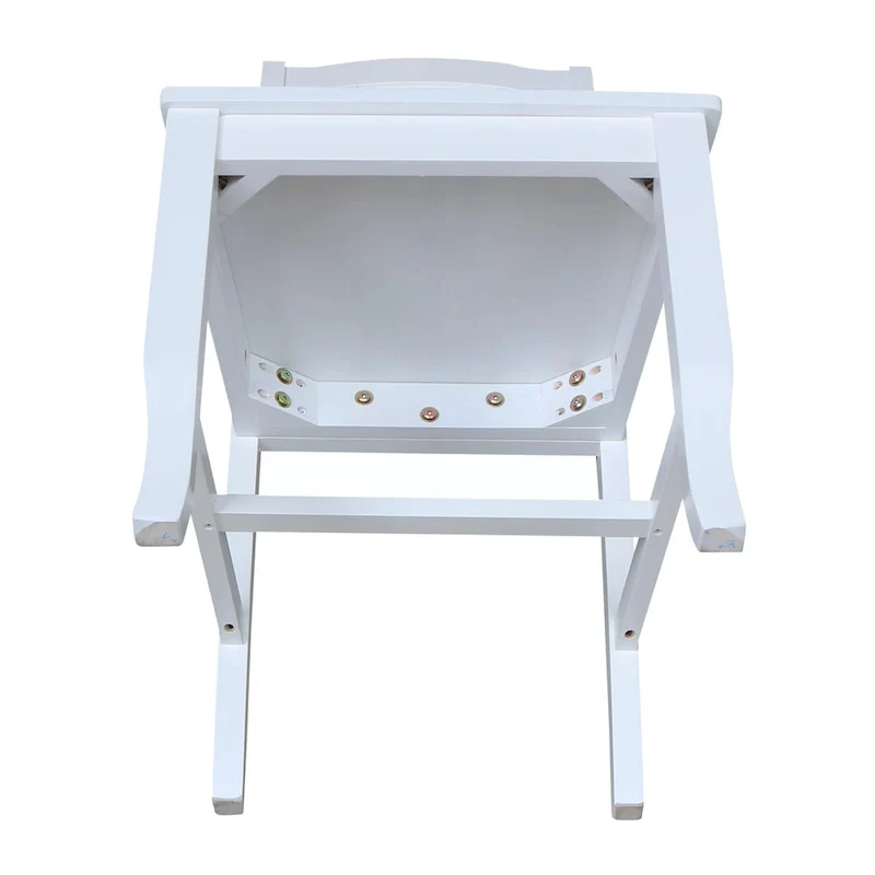 Solid Wood Seaside Dining Chairs - Set of Two