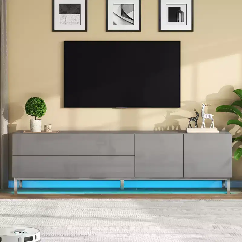 AMERLIFE 70 LED TV Stand for TVs up to 80