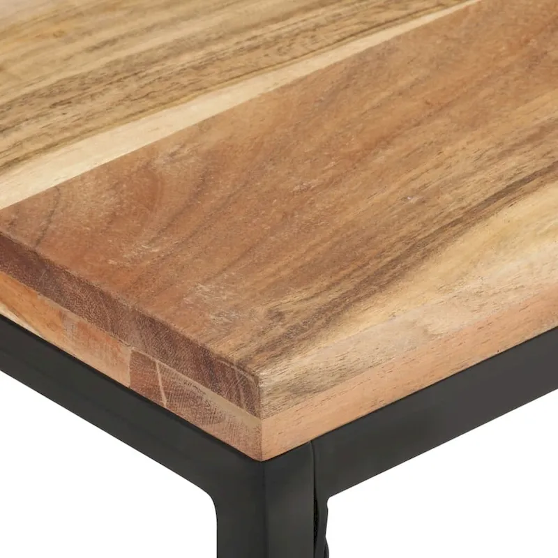 vidaXL Coffee Table 43.3x23.6x13.8 Solid Acacia Wood - 43.3 x 23.6 x 13.8