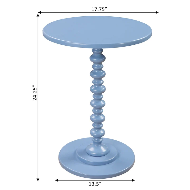 Convenience Concepts Palm Beach Round Spindle Table