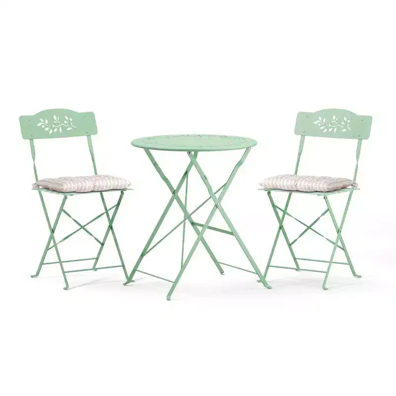 Karl Home 3-Piece Bistro Set With Seat Cushions