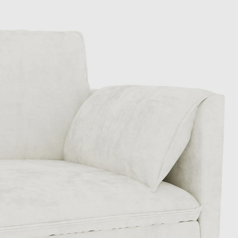 Christopher Knight Home - Noah 141.5  U-Shaped 6-Seater Sofa Couch with Movable Ottoman and Armrest Pockets, Fabric Upholstery