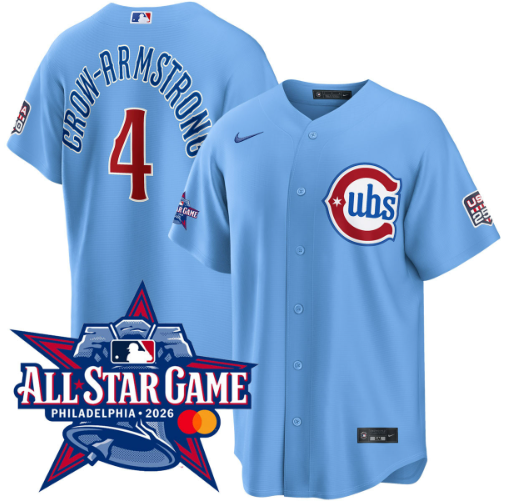 Pete Crow-Armstrong Chicago Cubs 2026 All-Star Game Blues Alternate Jersey