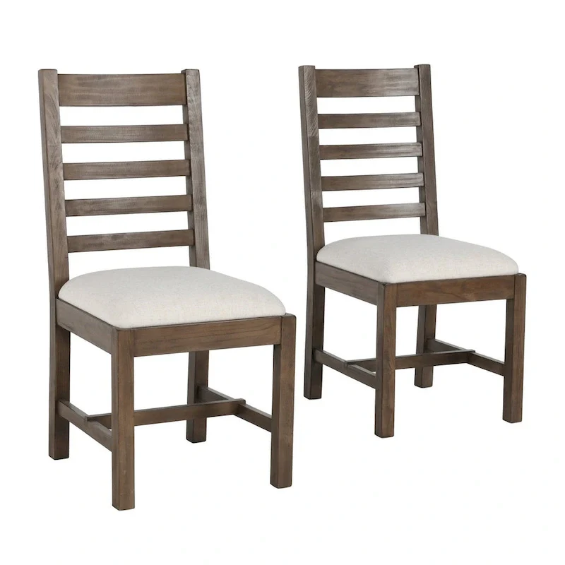 Quincy Upholstered Wood Dining Chair (Set of 2) by Kosas Home