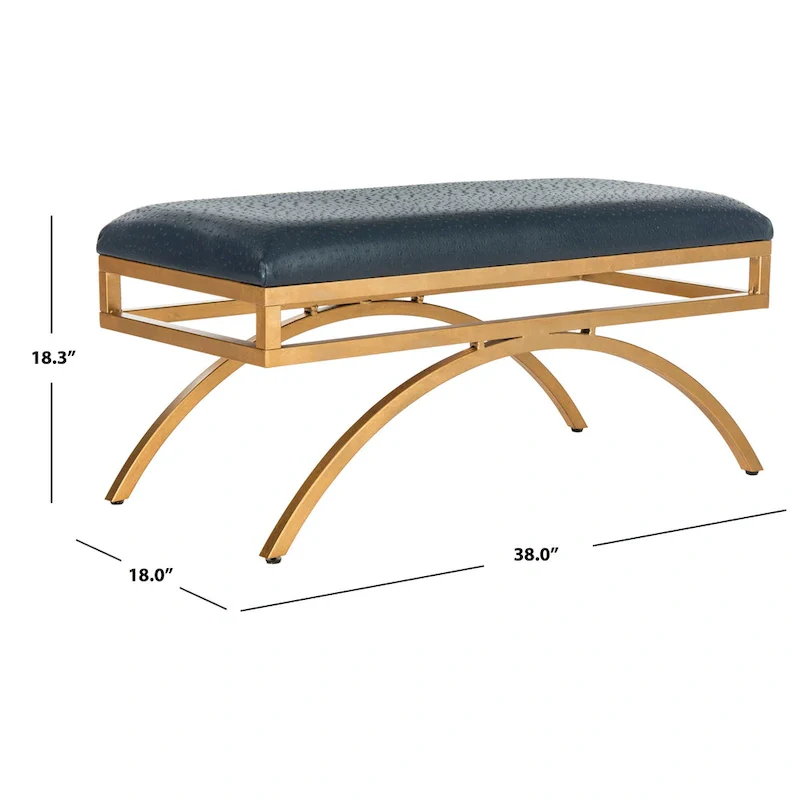 Belinda Modern Glam Arc Bench