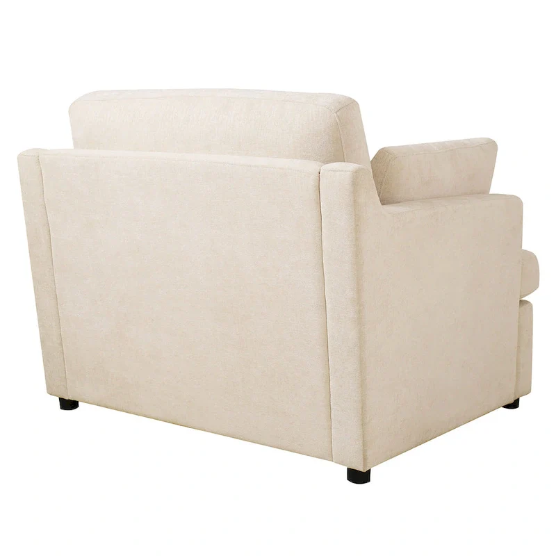 Naro Modern Fabric Accent Chair with Removable Cushion by Christopher Knight Home