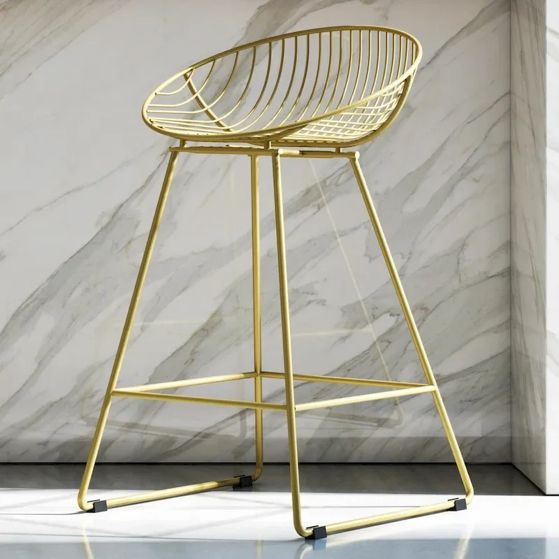 CosmoLiving by Cosmopolitan Ellis 24  Metal Counter Height Bar Stool