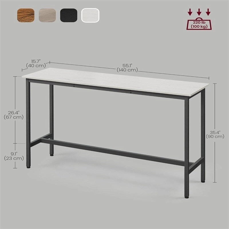 Narrow Long Bar Table