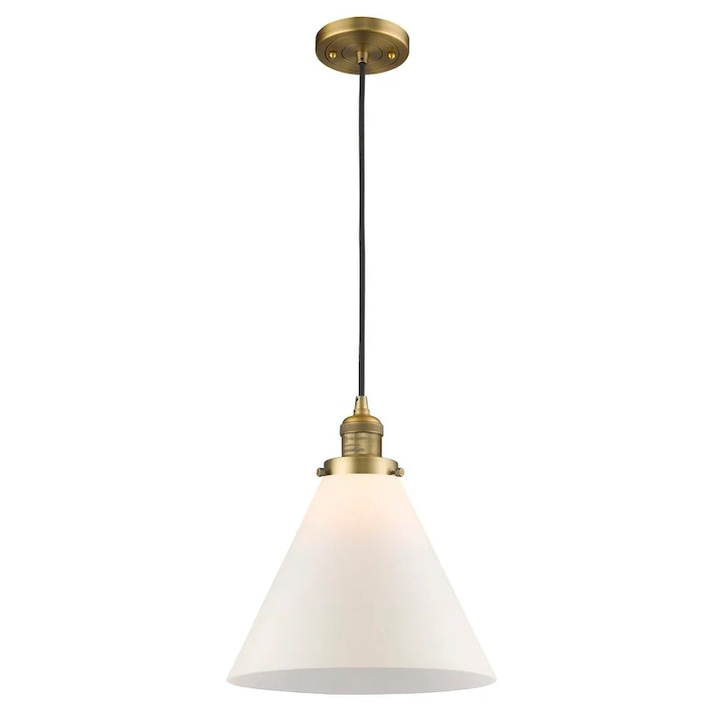 Innovations Lighting X-Large Cone Single Light 12  Wide Pendant