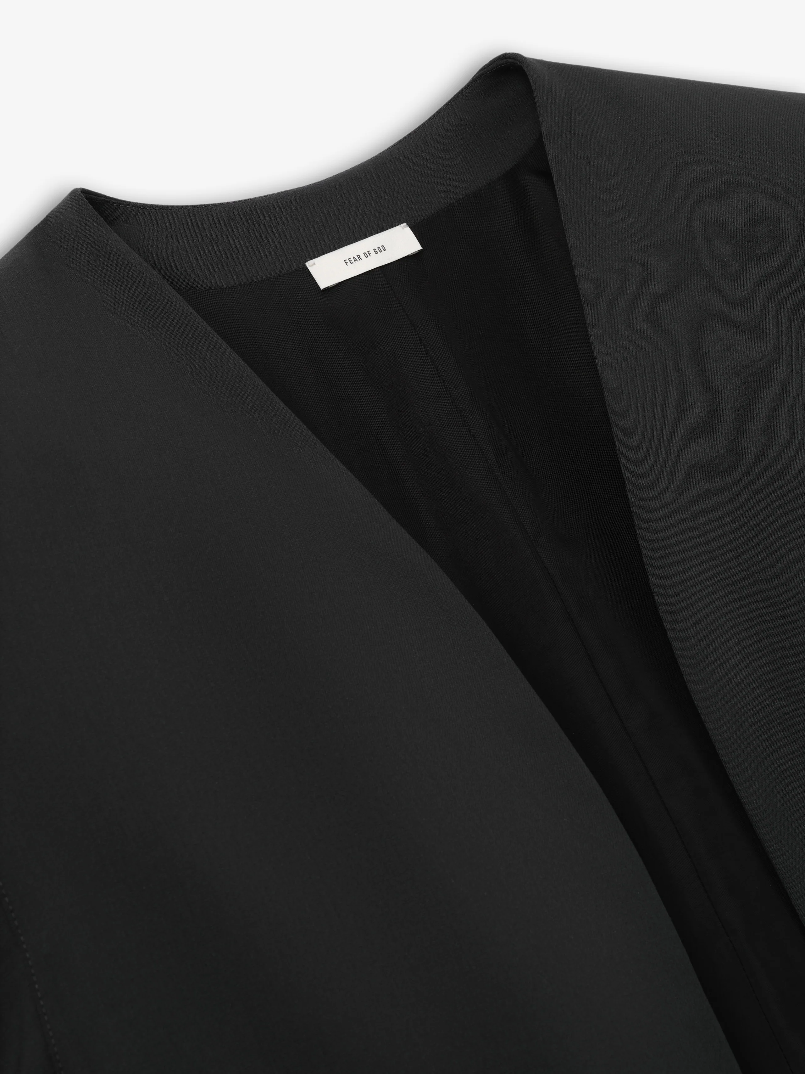 Collarless Jacket