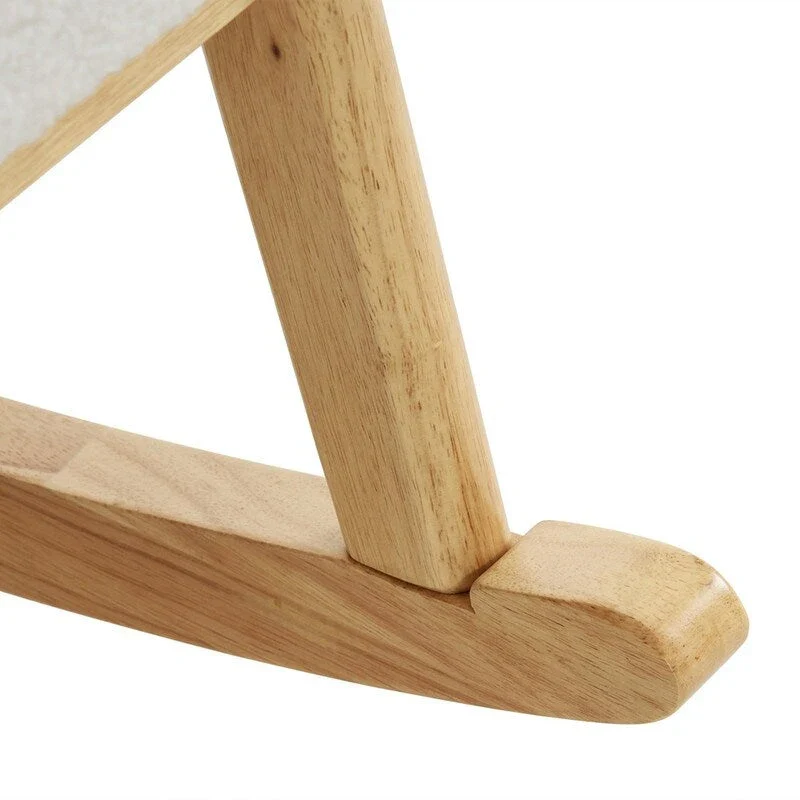 39.37 W High-Back Dual-Use Upholstered Rocking Chair/Accent Chair