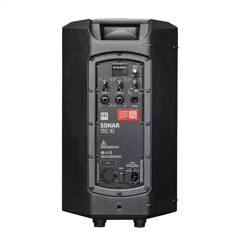 HK Audio SONAR 110 Xi Powered Black Speaker with Bluetooth True Wireless Stereo