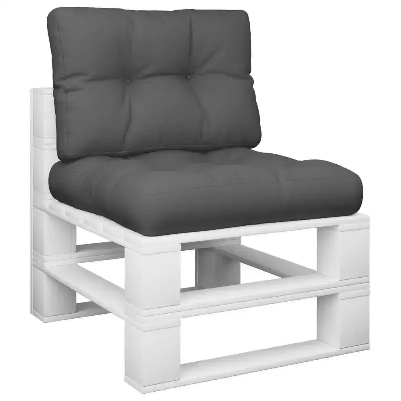 vidaXL Pallet Cushions Chair Seating Pad Sofa Backrest Pillow Fabric