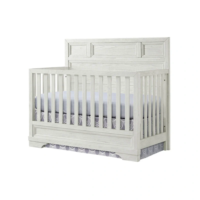 White Traditional 4-in-1 Convertible Crib – 1 Child