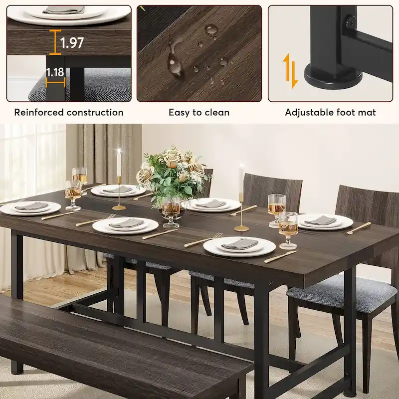 70 inches Dinning Table Home & Kitchen Table