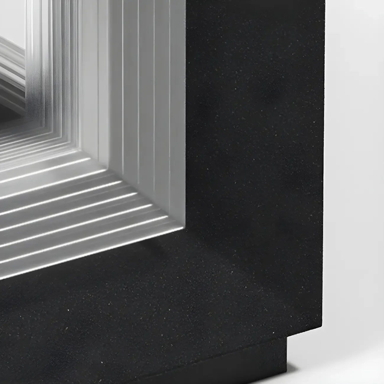 Modern Metal Black Geometric LED Post Cap Light