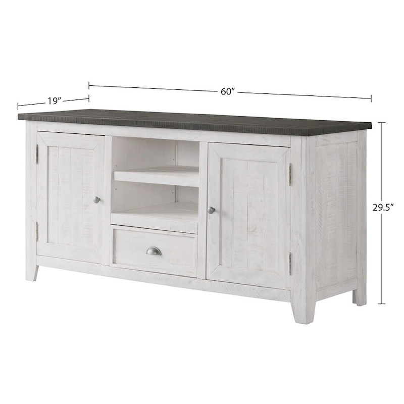The Gray Barn Downington Solid Wood 60-inch TV Stand