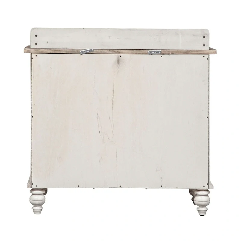 Antique Linen Weathered Gray Server