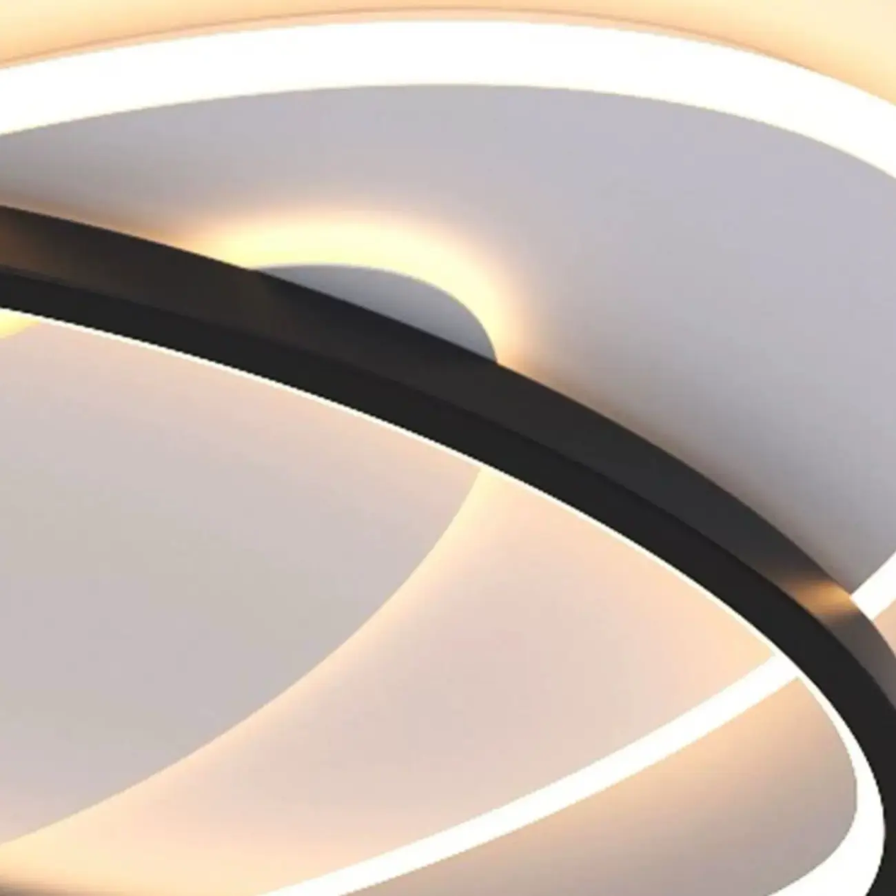 3-Light Flush Mount Ceiling Light with Dimmable & Remote