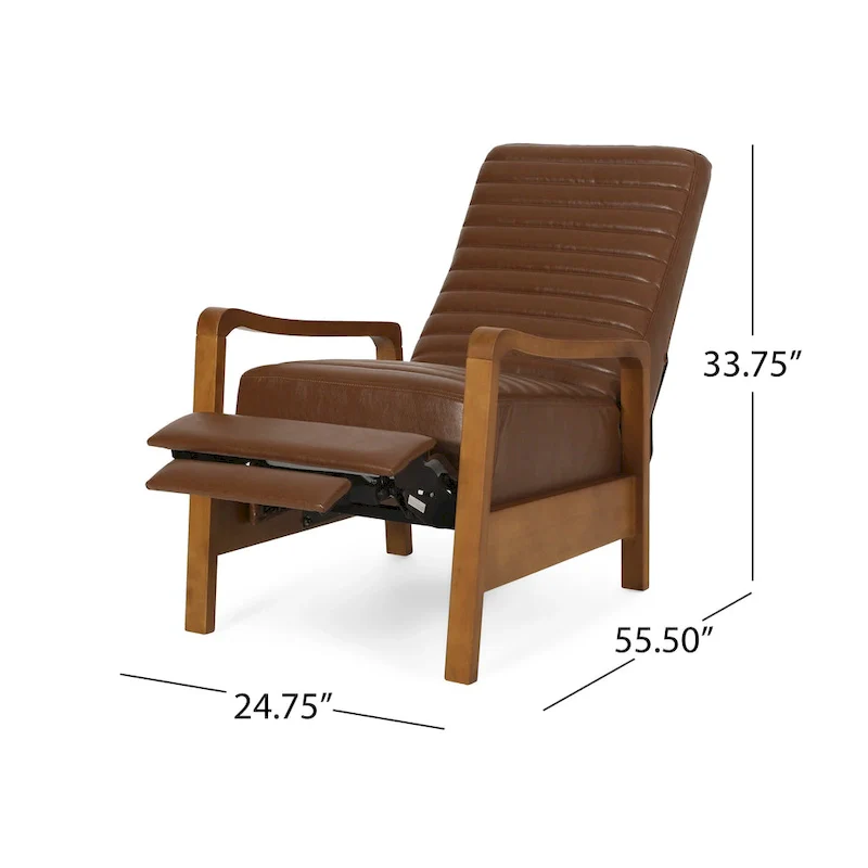 Munro Channel Stitch Pushback Recliner