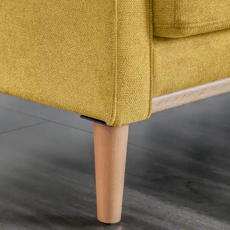 Tufted Loveseat with USB Outlet - 3 Seater