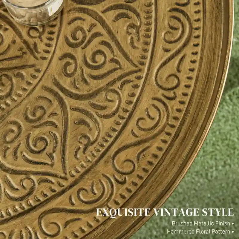 Black Round Coffee Table 24