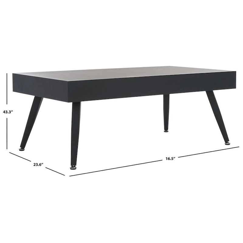 SAFAVIEH Clevie Modern Coffee Table - 43.3 x 23.6 x 16.5 - 43Wx24Dx17H