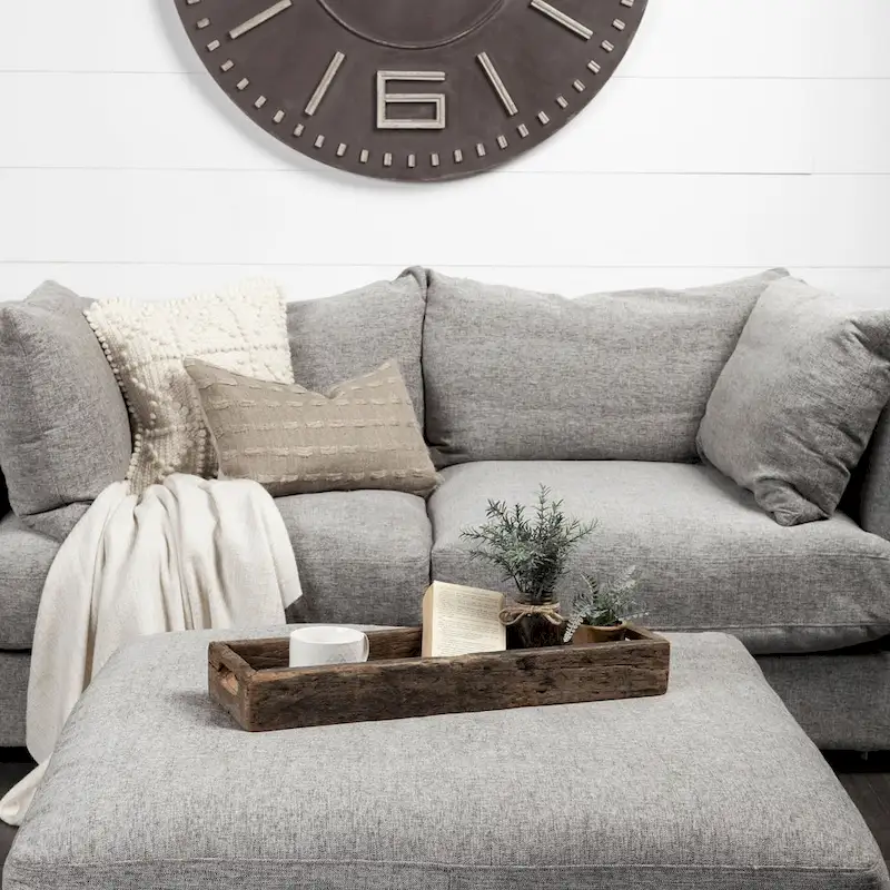 Vernon Brown Reclaimed Wood Rectangular Tray (Small)